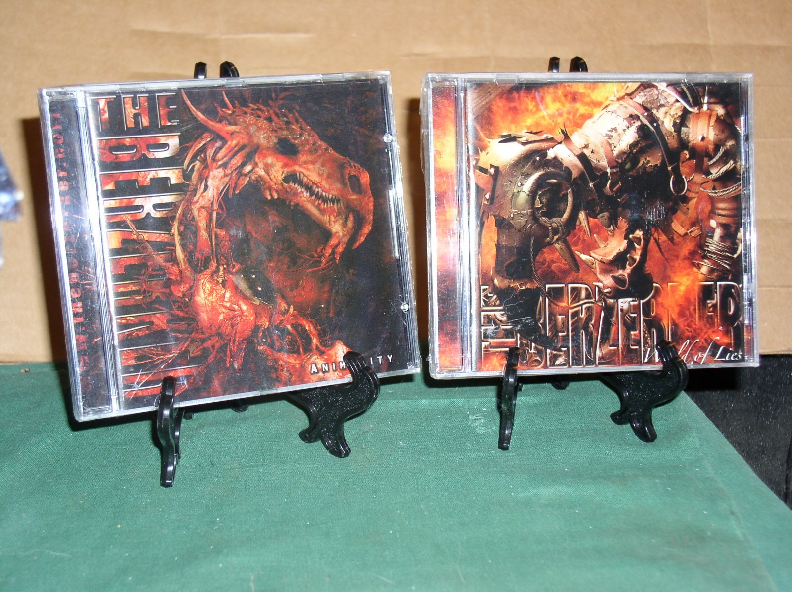 2-THE BERZERKER CDs ~ WORLD OF LIES 2005 & ANIMOSITY 2007  (BOTH NEW SEALED)