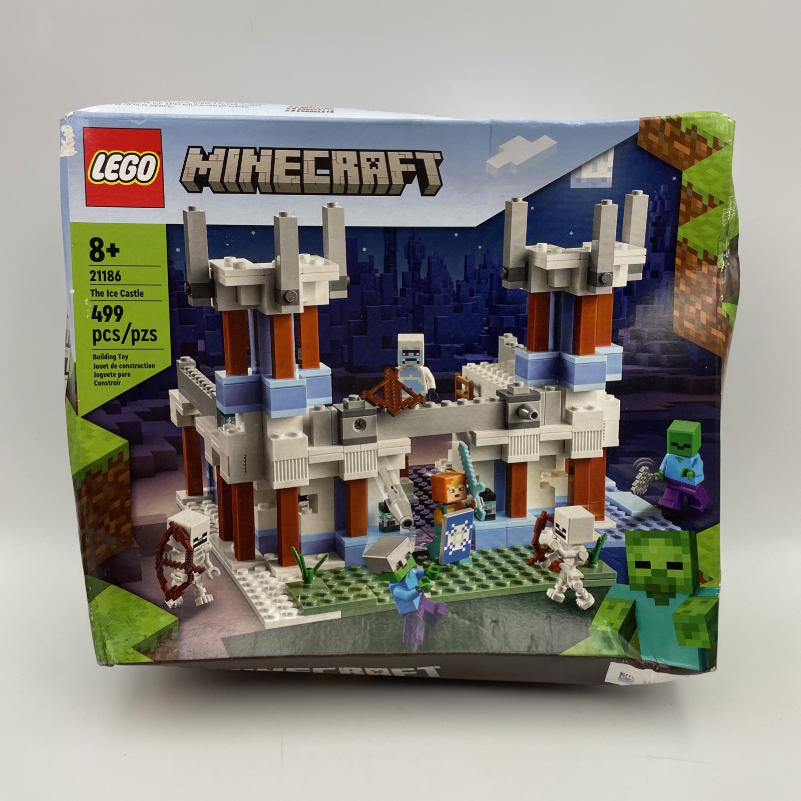 LEGO Minecraft: The Ice Castle 21186 Damaged Box (Varies) LEGO Minecraft: The Ice Castle 21186 Damaged Box (Varies)