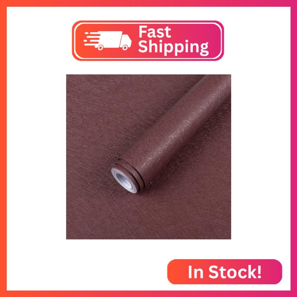 Dark Red Peel and Stick Self Adhesive Wallpaper Countertop Contact Paper