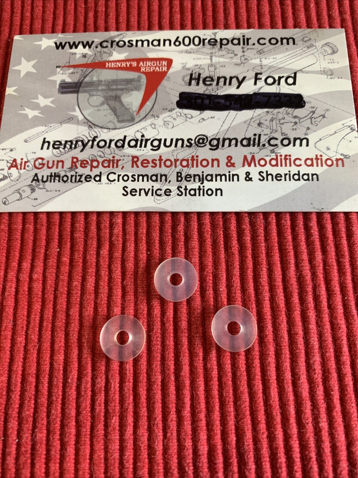 Crosman New Improved Urethane 2300 2240 2250 2260 Co2 Face Seal / G397-012 X 3 Crosman New Improved Urethane 2300 2240 2250 2260 Co2 Face Seal / G397-012 X 3