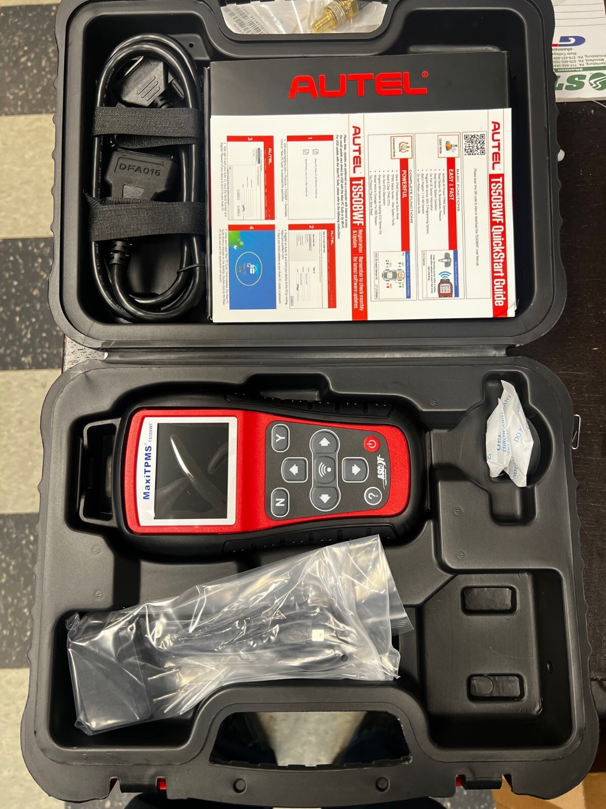NEW 2025 Autel MaxiTPMS TS508WF TPMS Relearn Tool with 8 tpms sensors