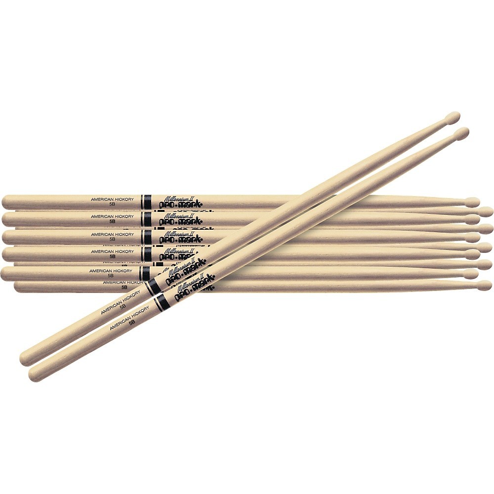 PROMARK 6Pair American Hickory Drumsticks Wood TXT747W