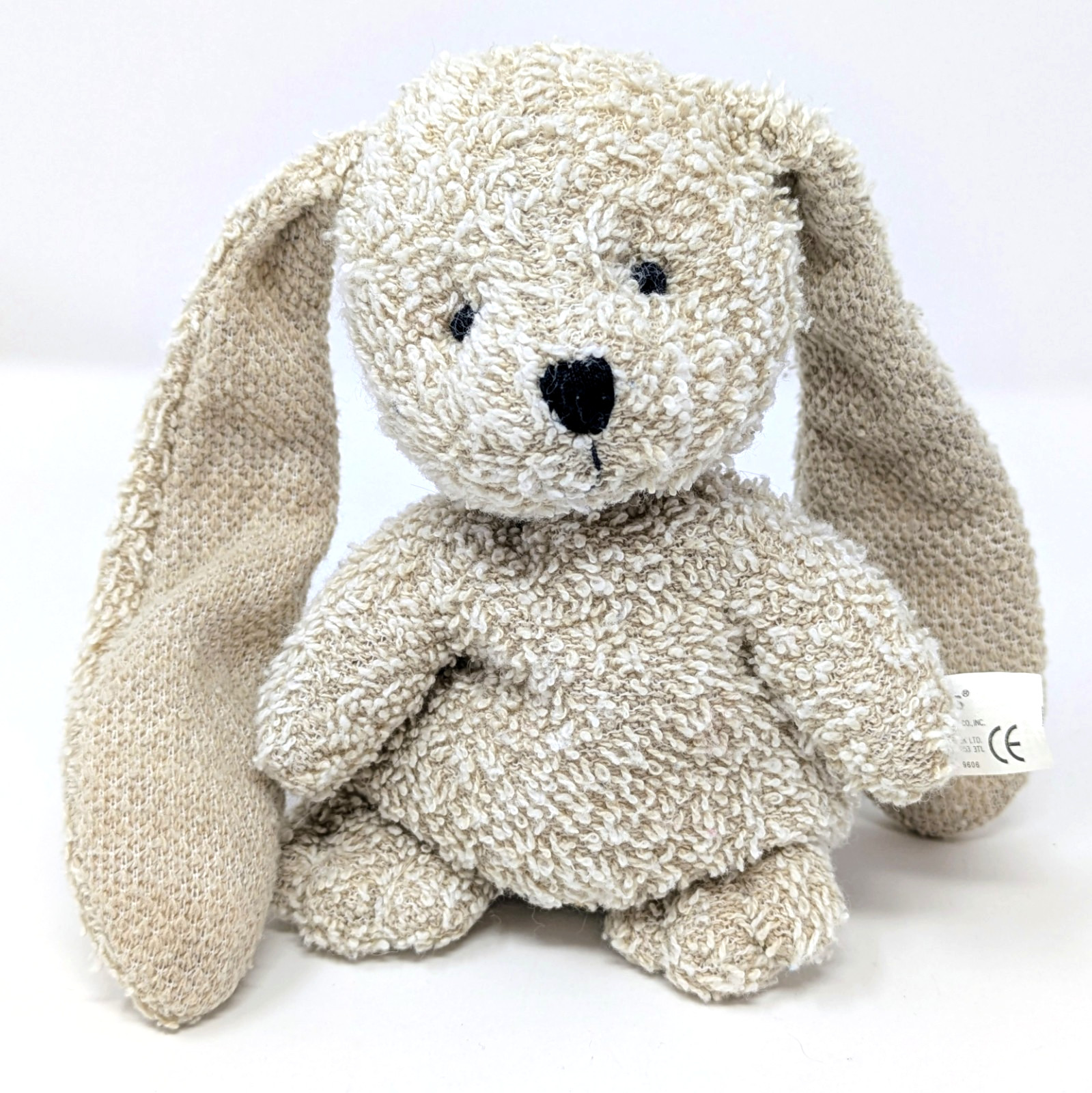 Vtg RUSS NIBBLES Rabbit Terrycloth Bean Bag Plush 5\