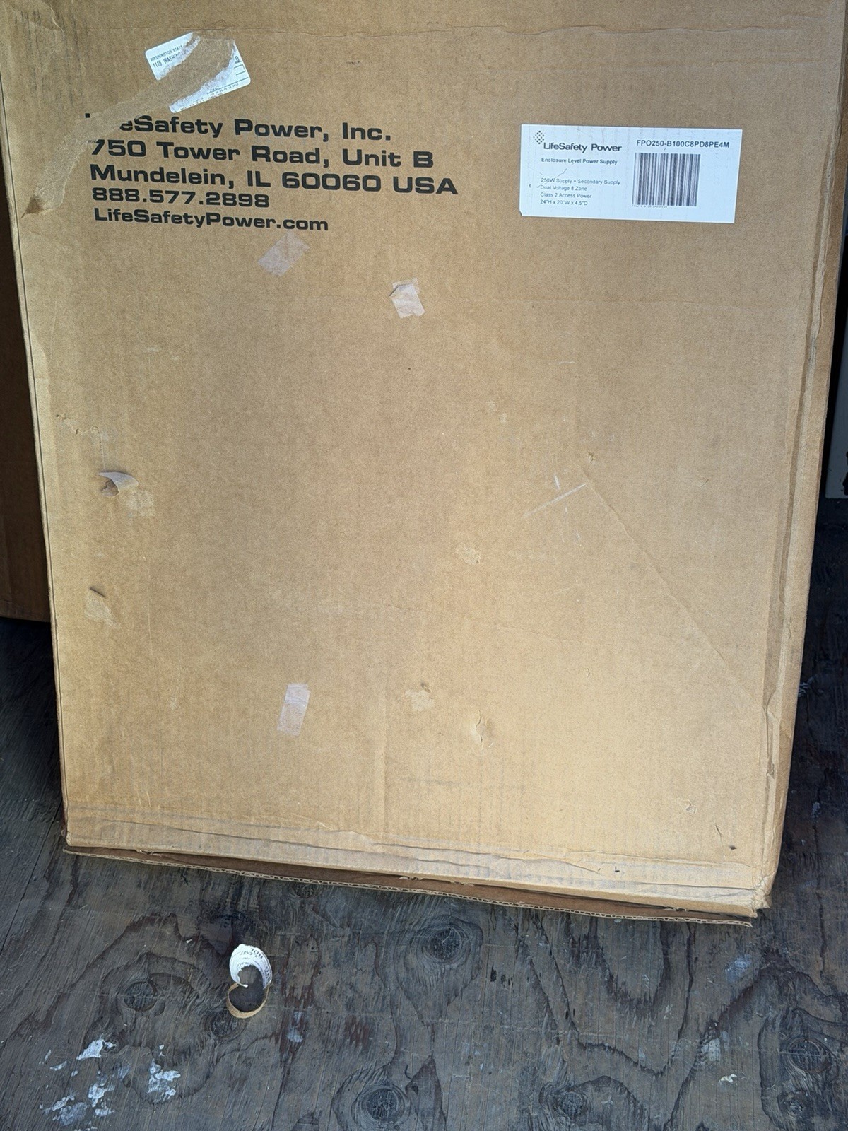 Life Safety Power FPO250-B100C8PD8PE4M Enclosure Power Supply