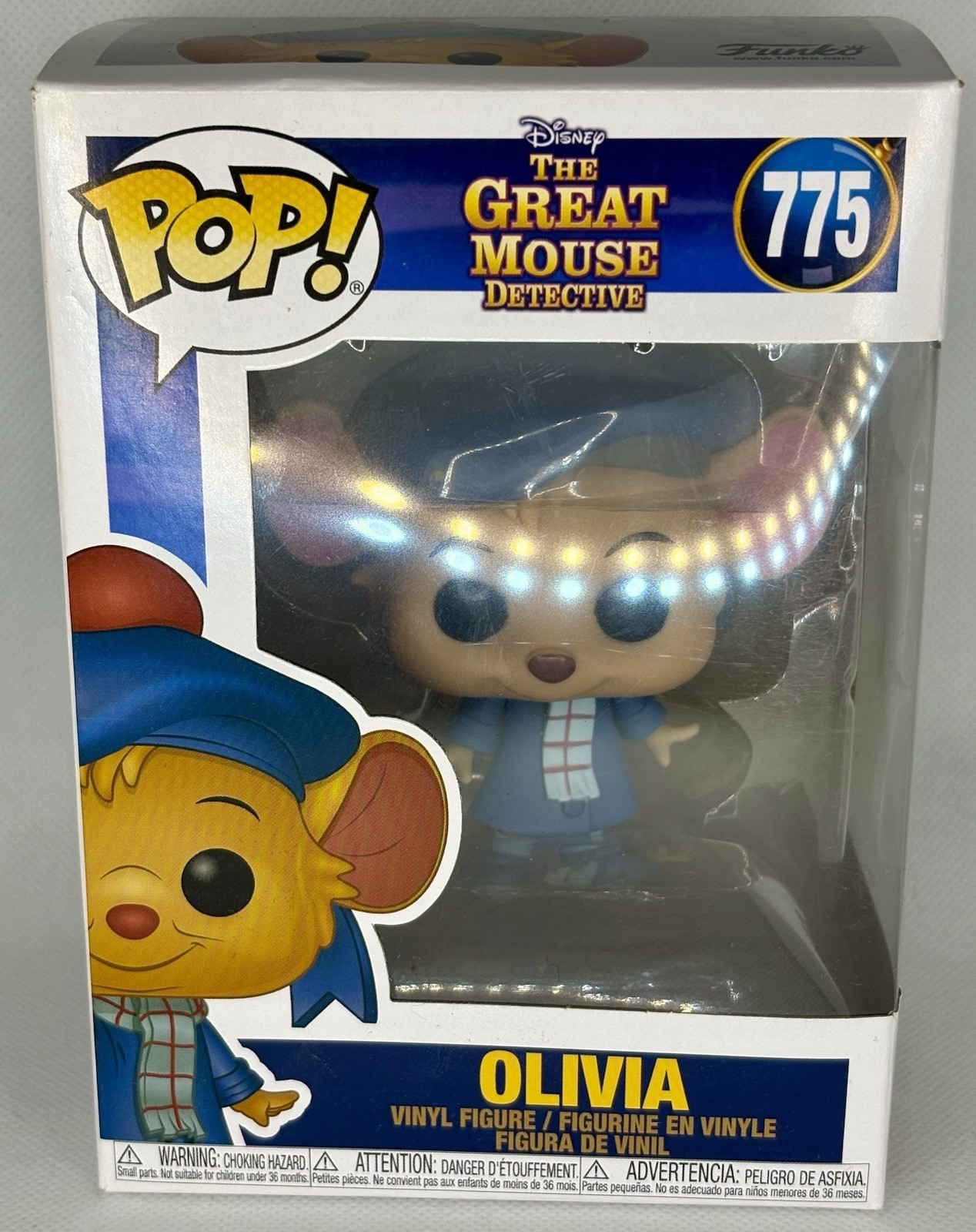 Funko POP Disney Great Mouse Detective Olivia #775 Vinyl Figure DAMAGED BOX