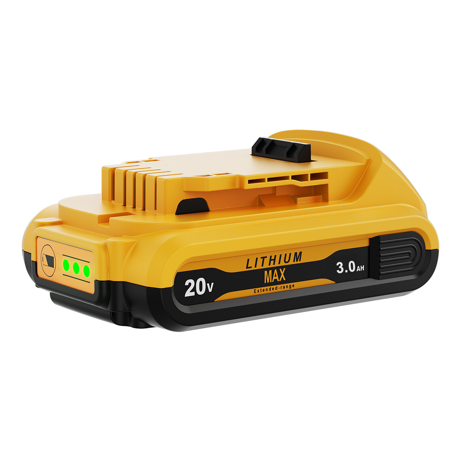 2~1Pack 20V DCB201 For Dewalt 20 Volt Max Lithium Battery DCB203 DCB206 DCB205-2
