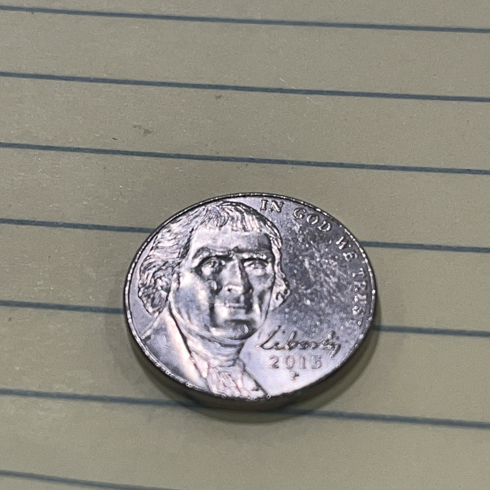 2015-P Mint Mark. 2015-P Mint Mark.