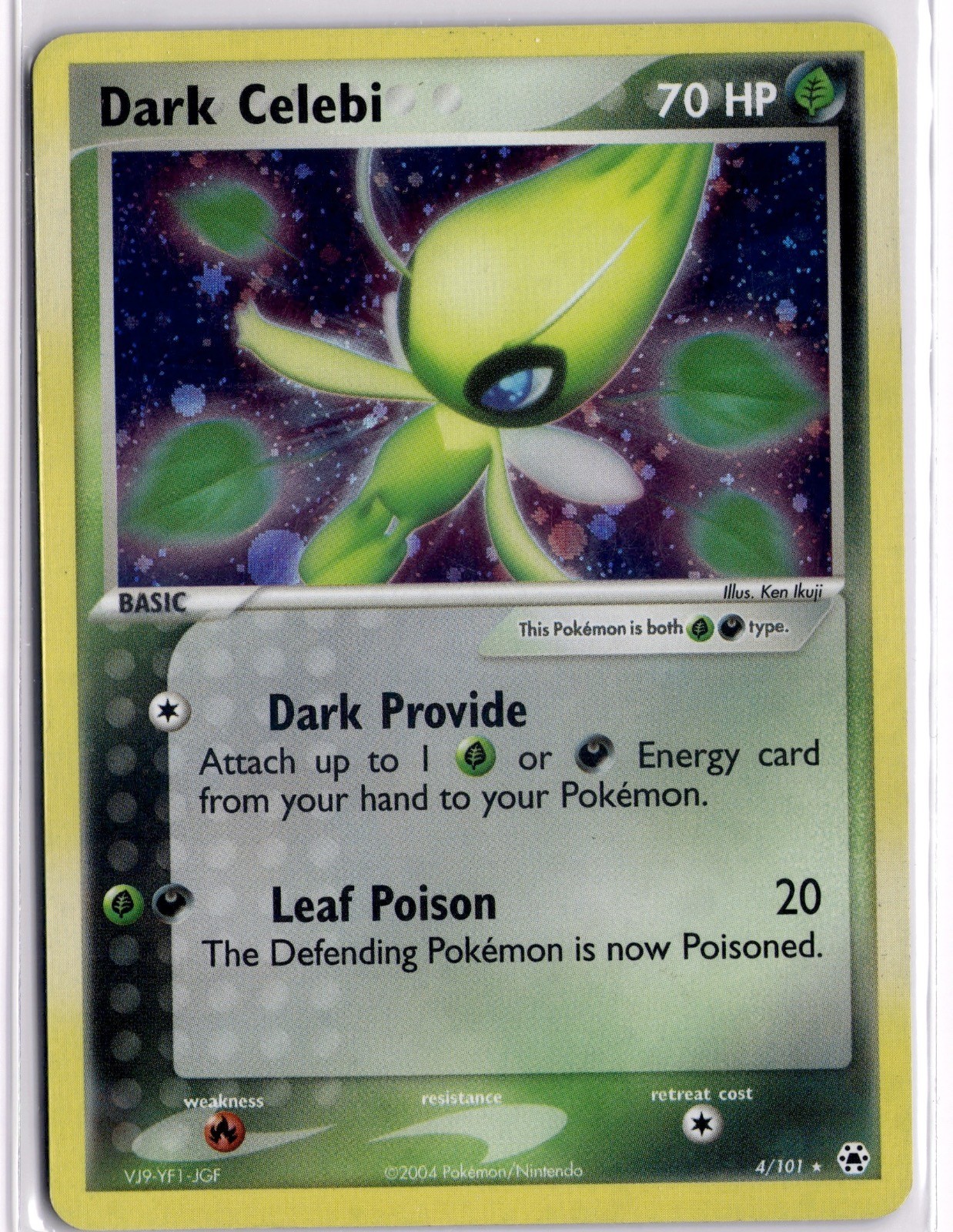 Dark Celebi 4/101 Holo Rare Hidden Legends Pokemon Holo Lightly Played