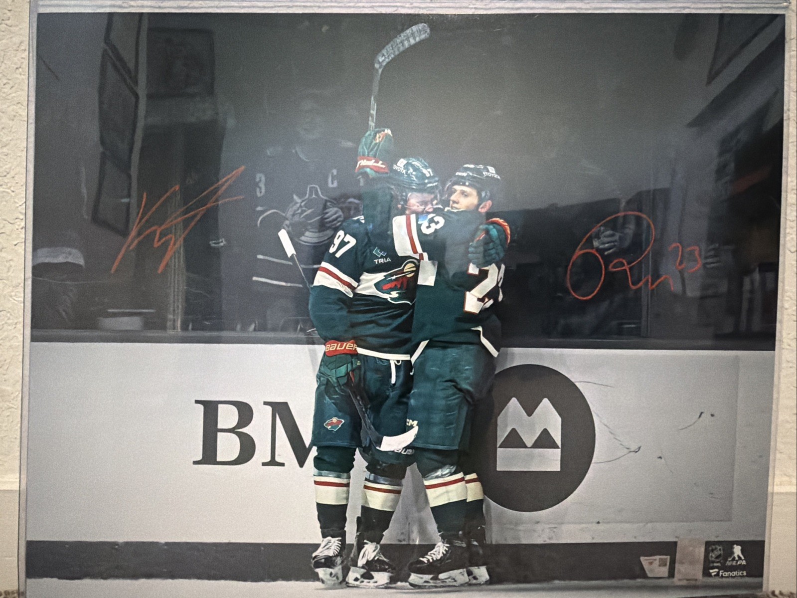 Kirill Kaprizov Marco Rossi Signed Photo 16x20 Fanatics Authentic FAST SHIPPING