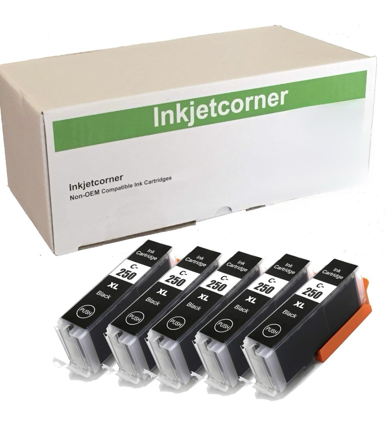 5PK PGI-250XL PGI250XL Ink Cartridges for Canon Pixma MG5620 MG5520 MG6620 MX922