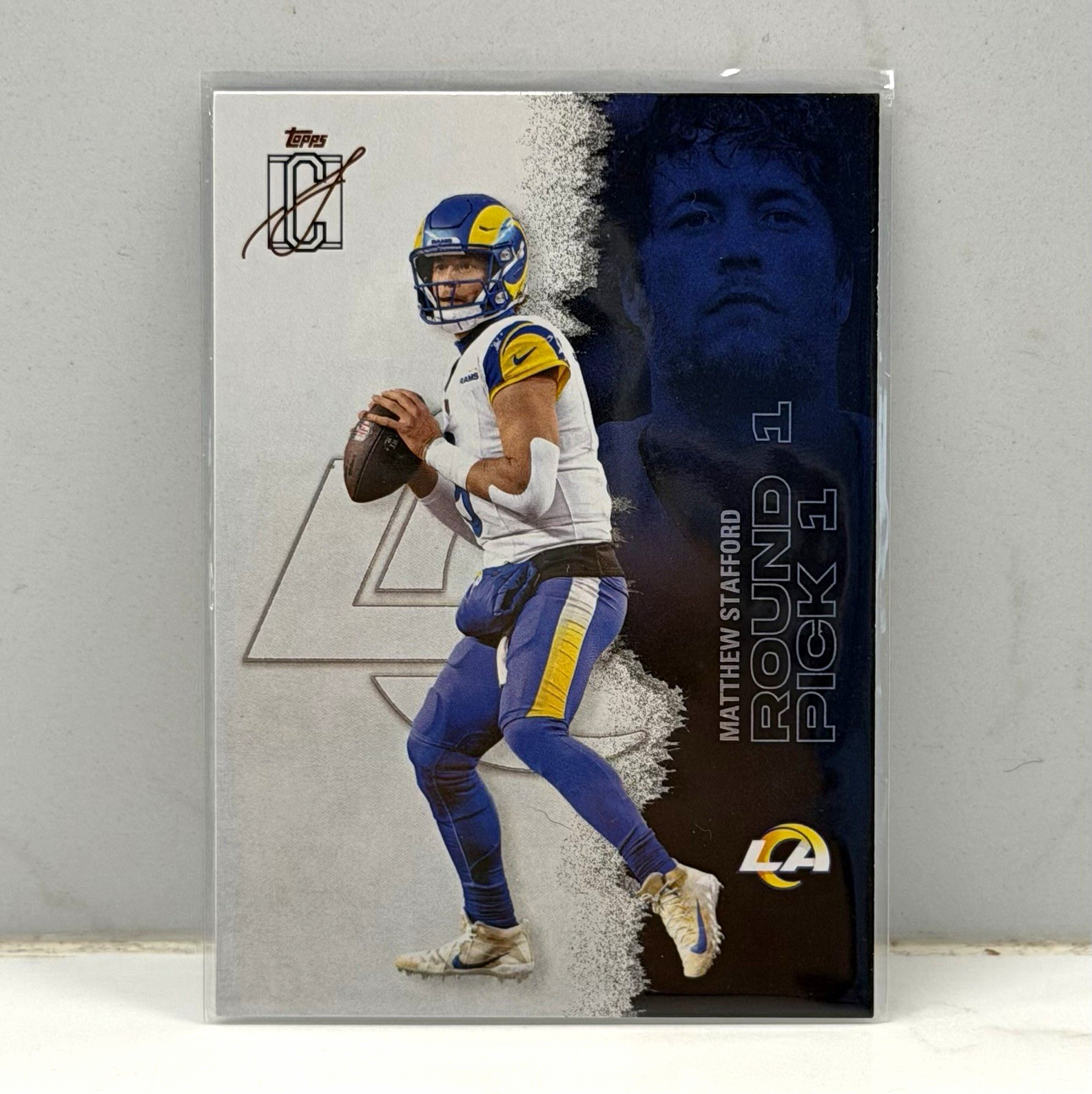 ⁠Matthew Stafford 2025 Topps Signature Class Card #32 Rams Super Bowl QB⁠