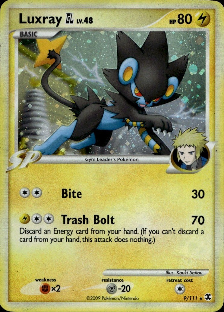Luxray GL 9/111 Holo Rare Rising Rivals Pokemon Lightly Played Luxray GL 9/111 Holo Rare Rising Rivals Pokemon Lightly Played