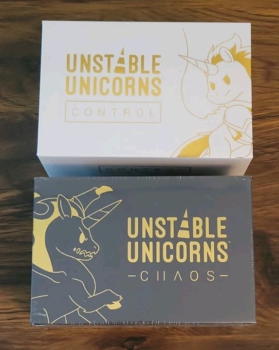 NEW Unstable Unicorns Chaos + Control Decks Kickstarter Exclusive TeeTurtle KS NEW Unstable Unicorns Chaos + Control Decks Kickstarter Exclusive TeeTurtle KS