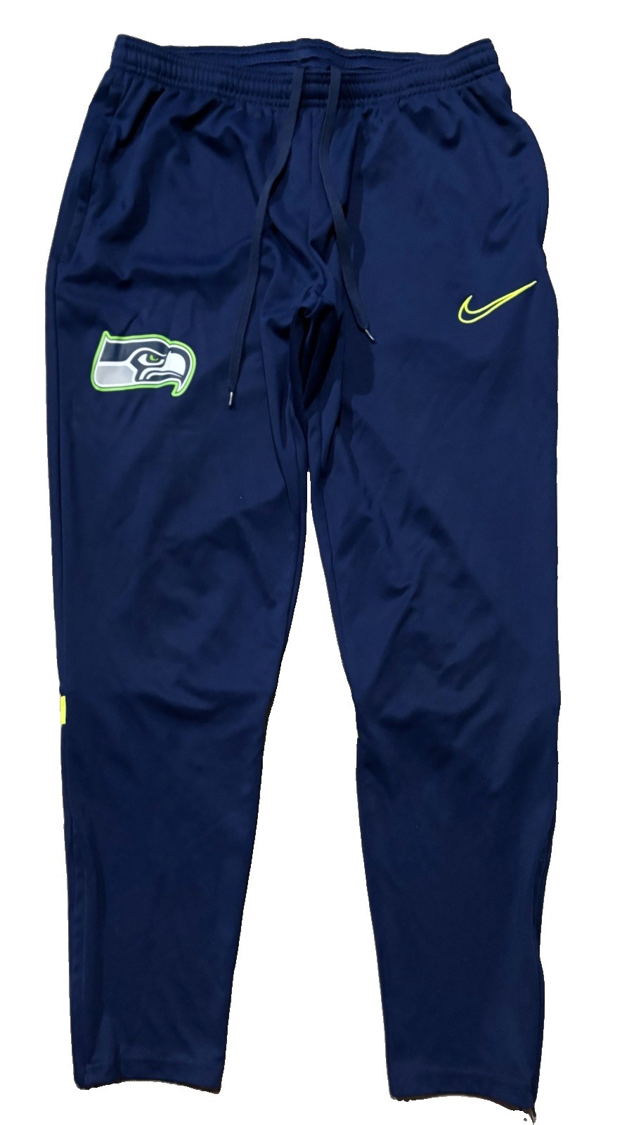 Nike Seattle Seahawks Lightweight Sideline Jogger Pants. Mens M. Navy Blue. NFL.