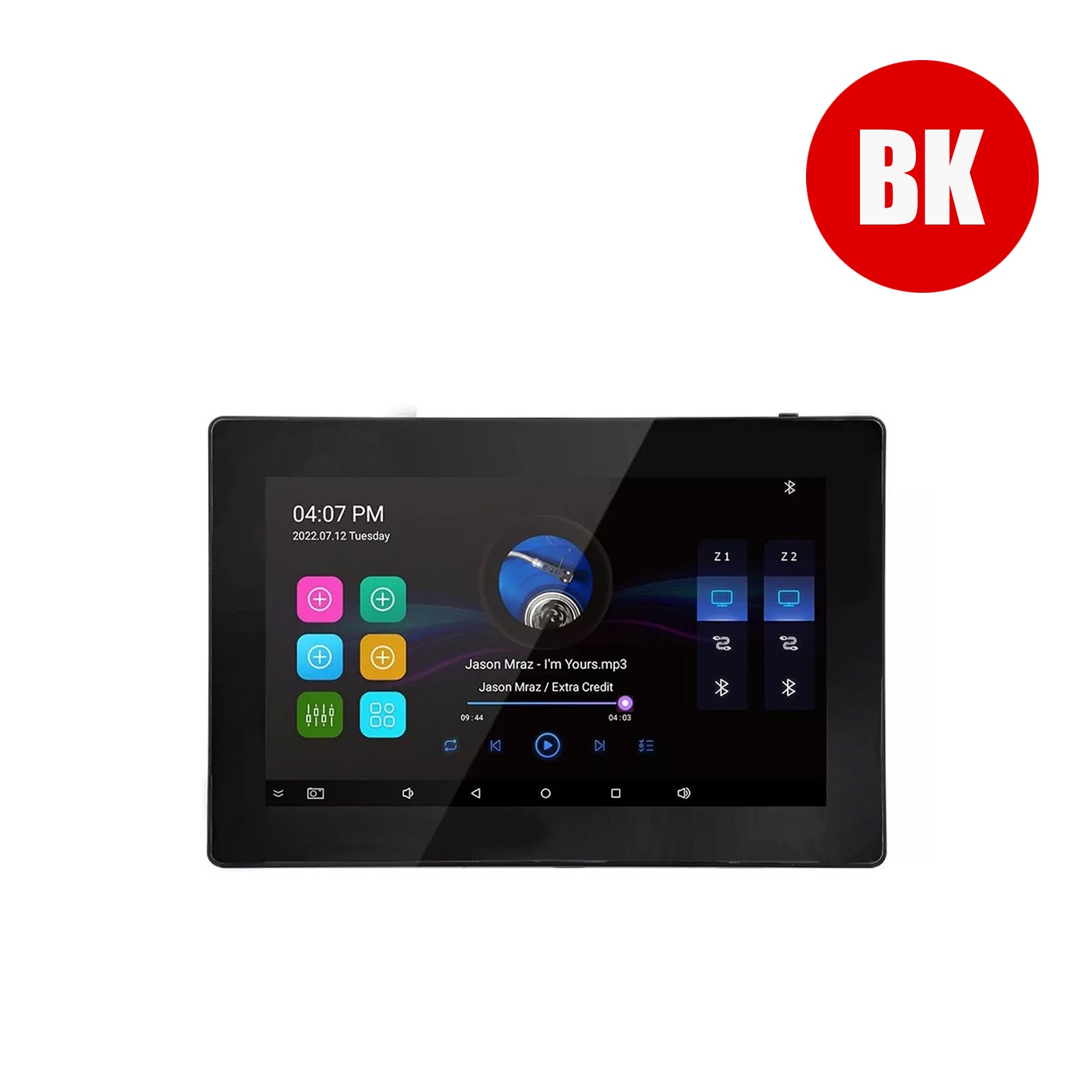 7\'\' IPS Touch Screen in wall Amplifier Subwoofer Support Music WIFI Bluetooth