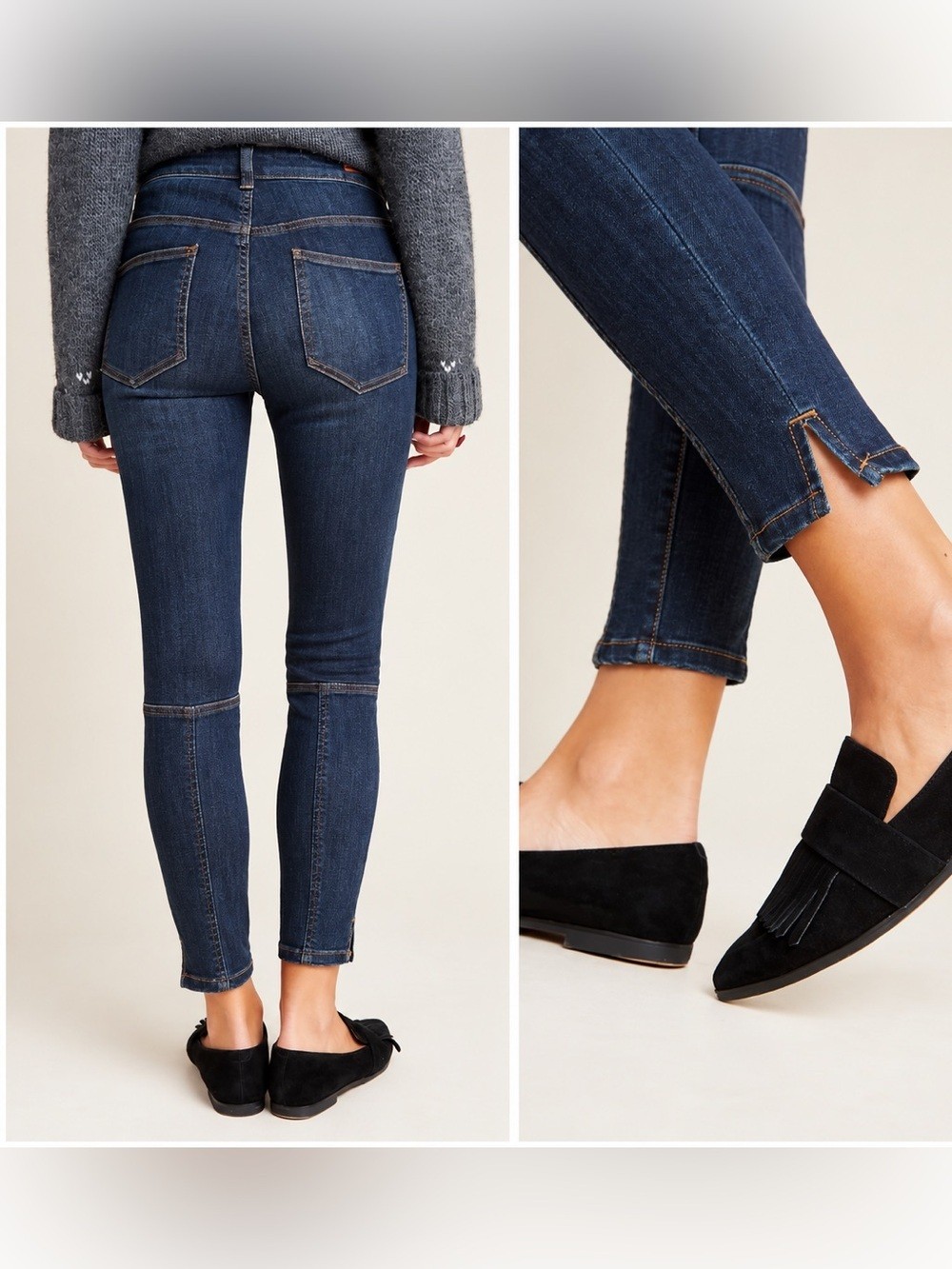 NWT Pilcro Anthropologie High Rise Denim Legging Jeans Size 29 Ankle Dark Wash NWT Pilcro Anthropologie High Rise Denim Legging Jeans Size 29 Ankle Dark Wash