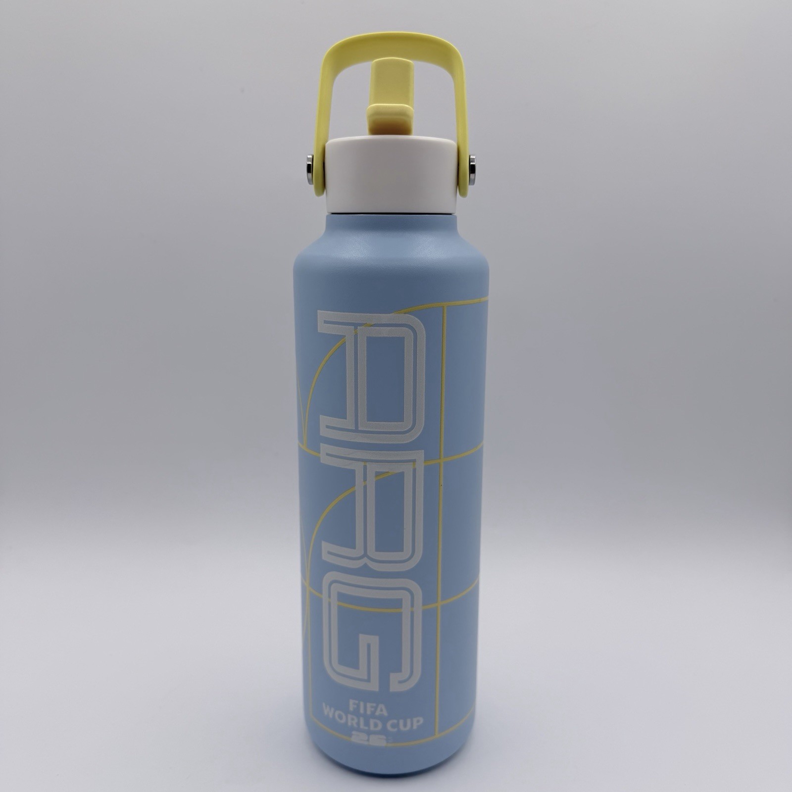 FIFA World Cup Argentina Soccer Lionel Messi 10 Water Bottle 24 oz Insulated