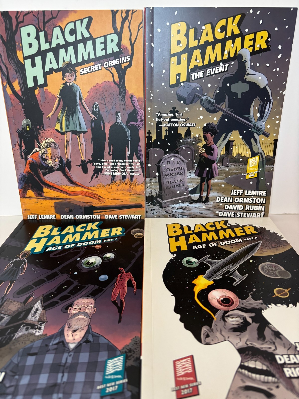 BLACK HAMMER Vol 1-4 Lot of 4 Jeff Lemire 2016 Dark Horse 1 2 3 4
