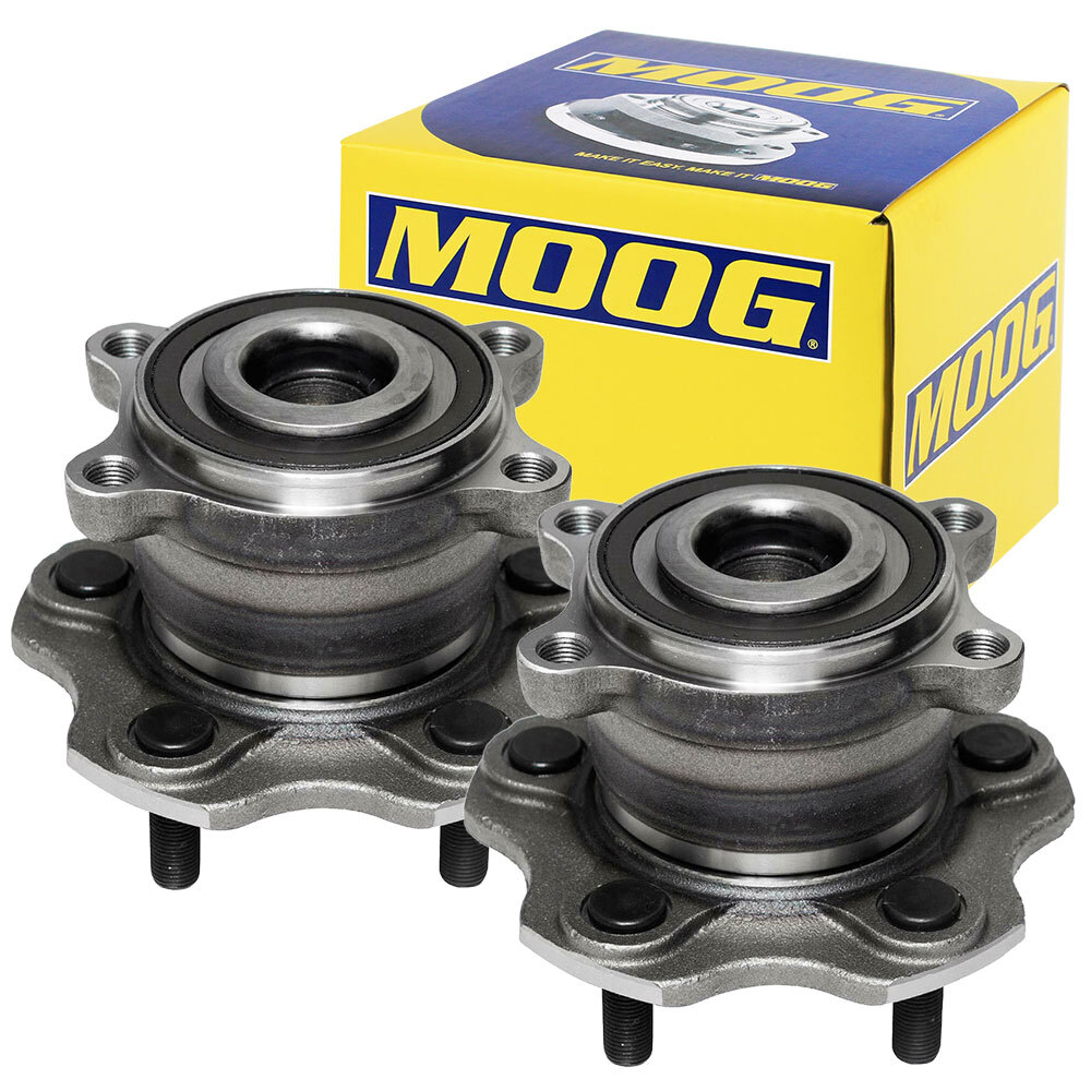 MOOG Rear Wheel Bearings Hub Set For Nissan Maxima Altima Murano Infiniti JX35