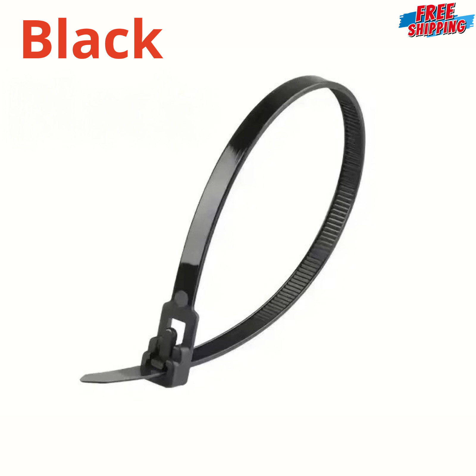 100PCS Reusable Cable Ties 4x150mm Nylon Zip Ties Removable Mixed Colors 100PCS Reusable Cable Ties 4x150mm Nylon Zip Ties Removable Mixed Colors