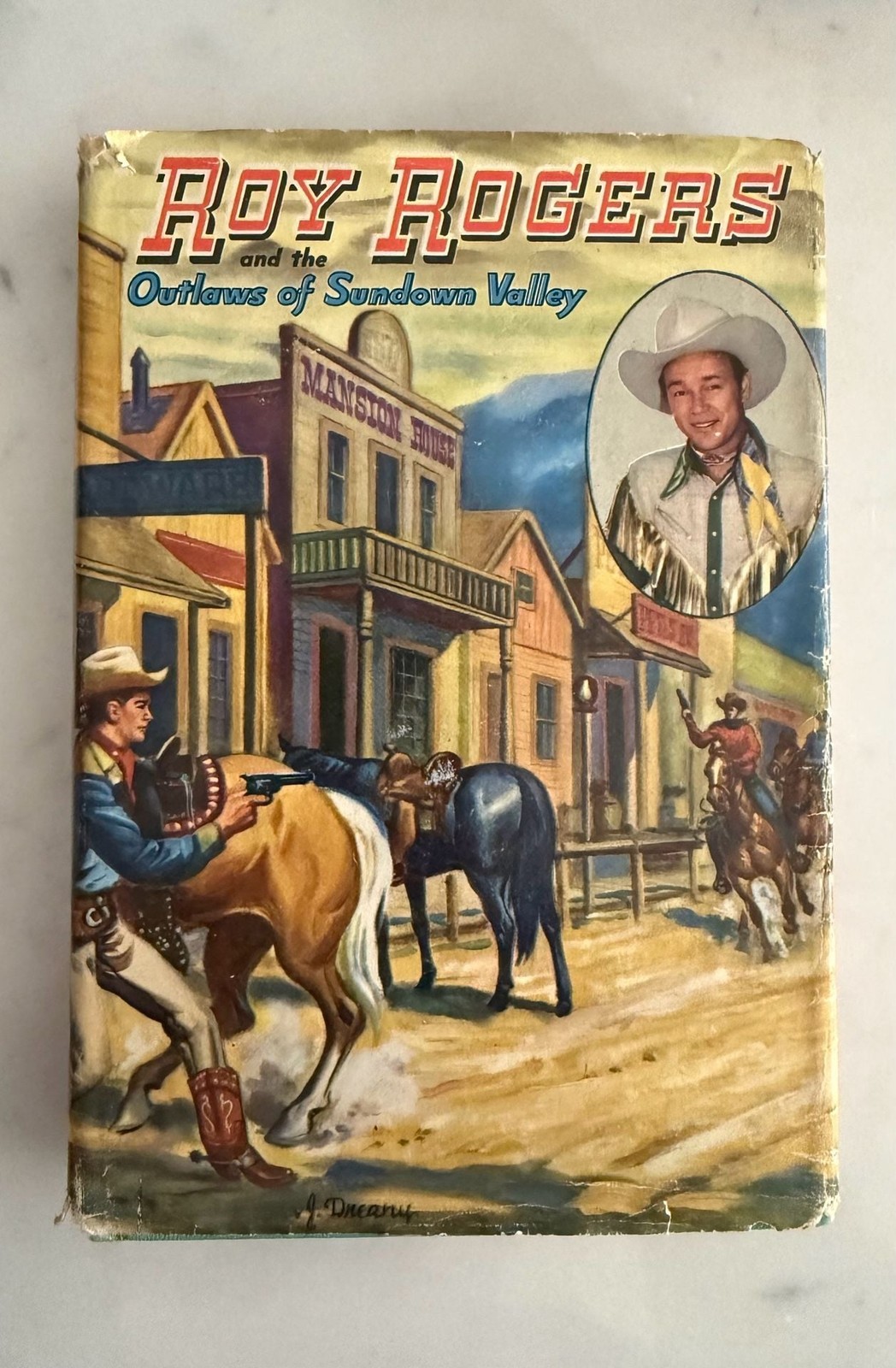 Roy Rogers and the Outlaws of Sundown Valley Vintage Book 1950 Hardcover