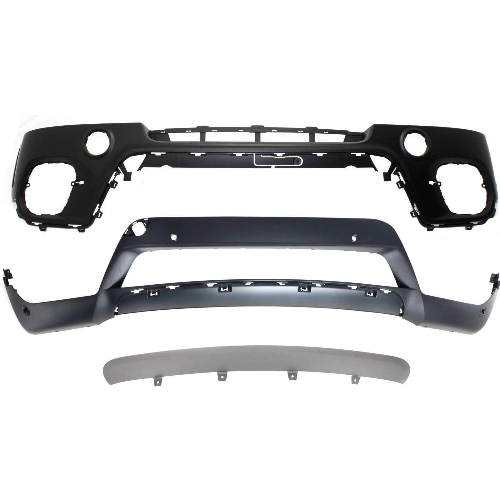 Front Bumper Bib + Cover Kit Fits 2011-2013 BMW X5 xDrive35d xDrive35i xDrive50i