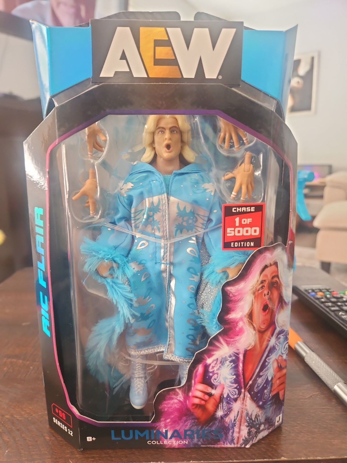 AEW Ric Flair Unmatched Series 12 Rare Chase 1 Of 5000 Action Figure Luminaries AEW Ric Flair Unmatched Series 12 Rare Chase 1 Of 5000 Action Figure Luminaries