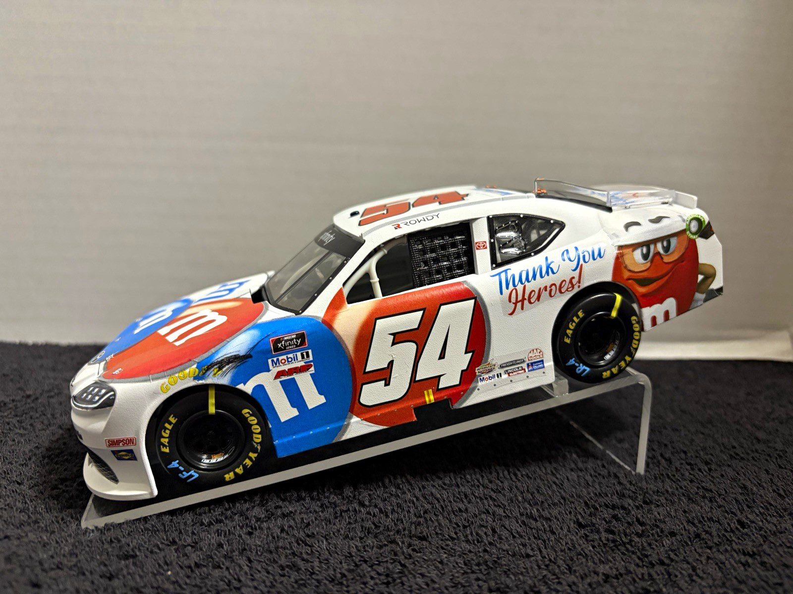 Custom built 2020 1/24 Kyle Busch “Thank You Heroes” NASCAR Xfinity Diecast Custom built 2020 1/24 Kyle Busch “Thank You Heroes” NASCAR Xfinity Diecast