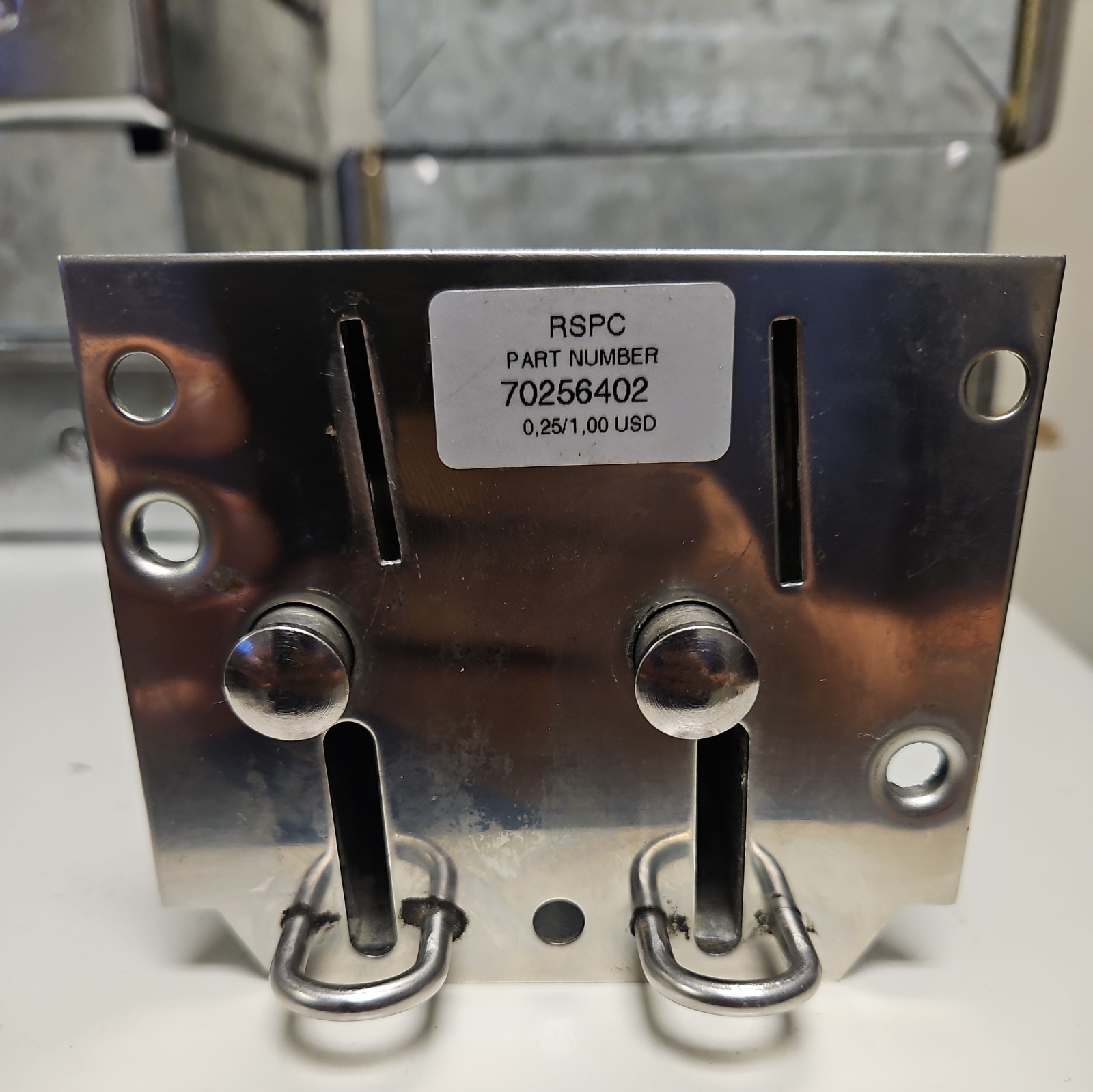 Alliance Speed Queen Huebsch Coin Acceptor Double Drop 70441603 0.25/1.00