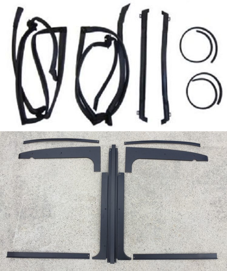 1978-1988 NEW Complete Stainless Steel & Seal T-Top Kit Monte Carlo SS Regal GN