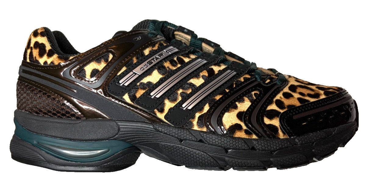 adidas Adistar Control 5 Leopard Aurora Ivy Black Sneakers Women\'s Size 8 New
