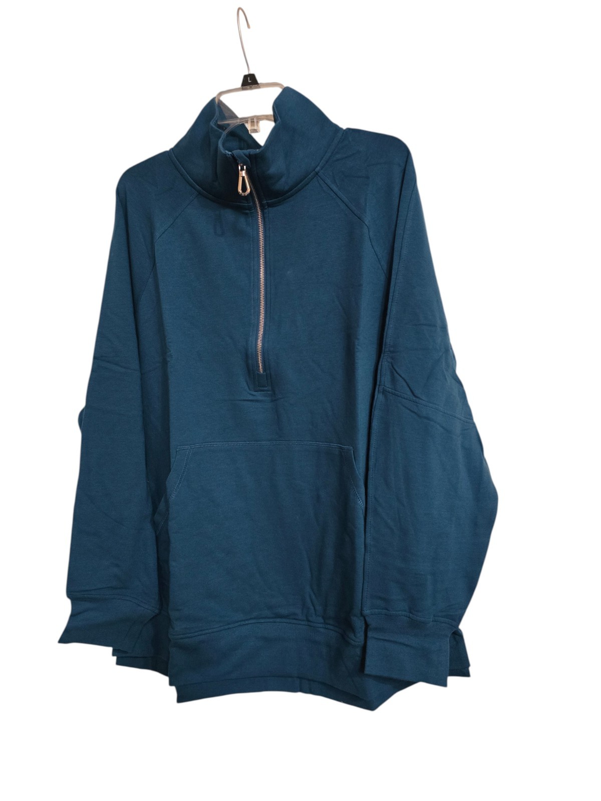Tru by Torrid Women\'s Plus Size Blue Long Sleeve Zipper Front Top Size 2X