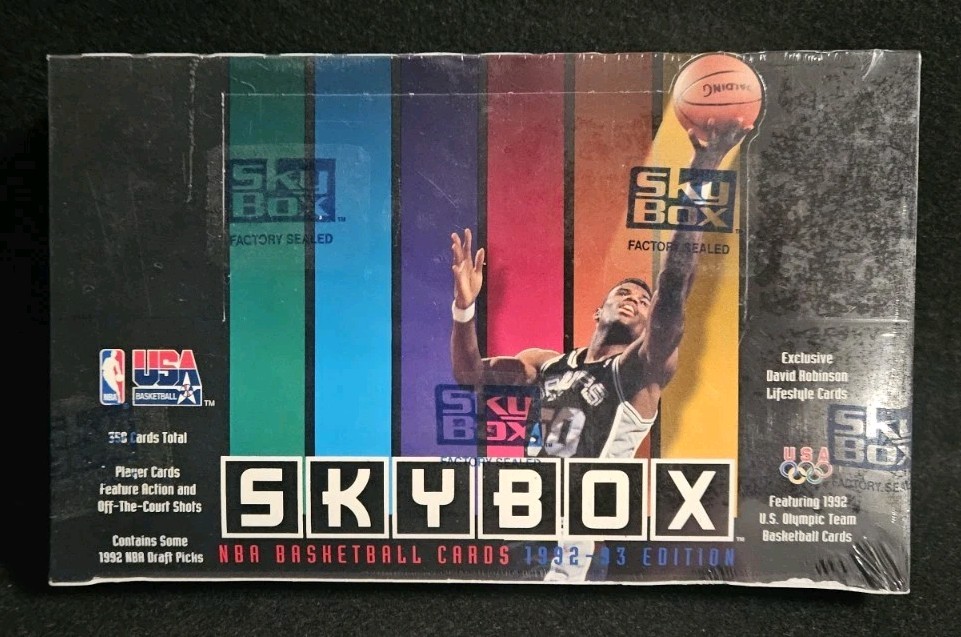 1992-93 Skybox NBA Basketball Series 1 U.S. Olympic Team Factory Sealed Box