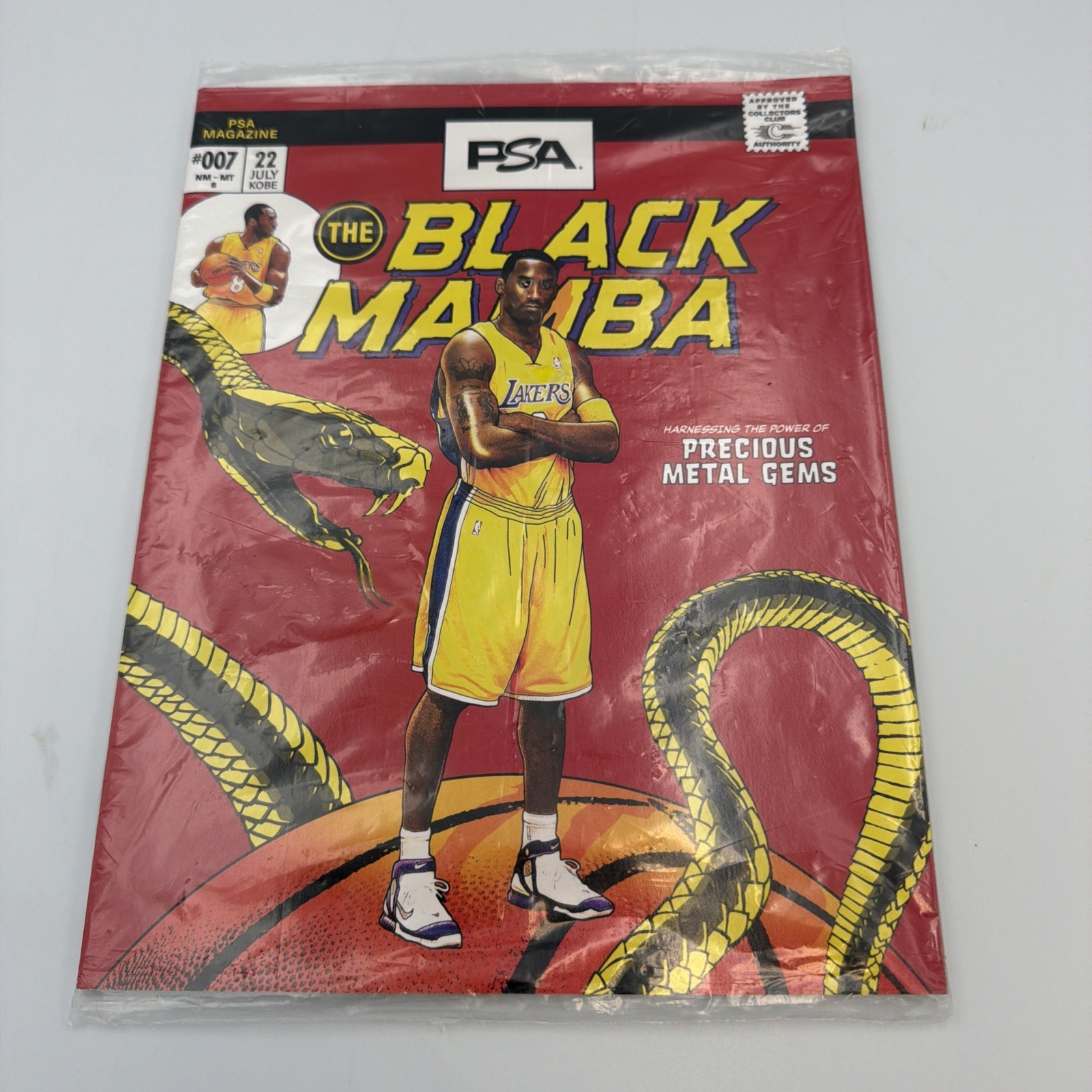 PSA Magazine #007 July 2022 Kobe Bryant Black Mamba Cover Sealed