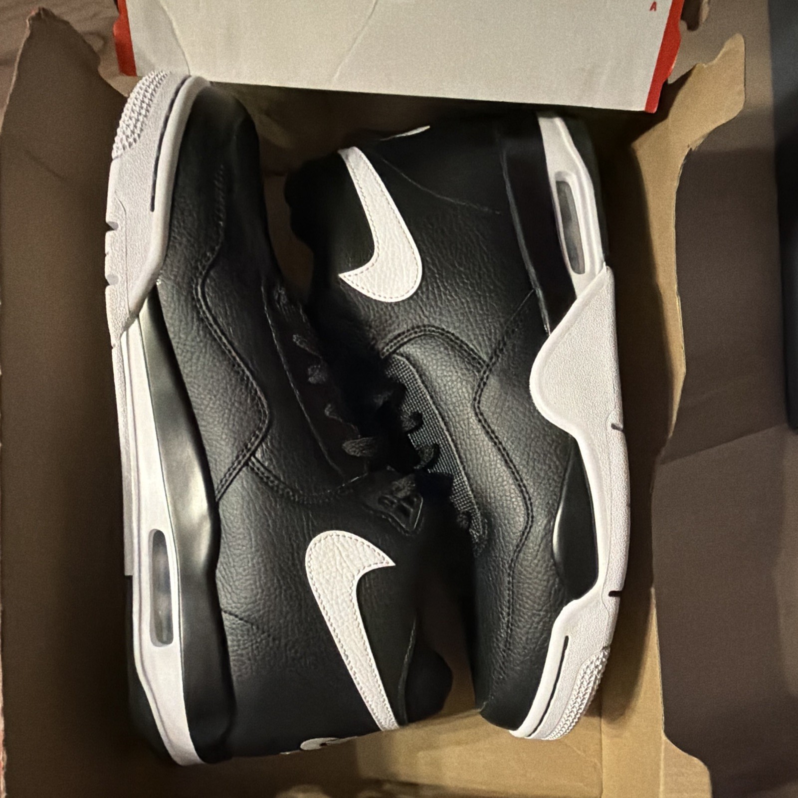 Nike Flight Legacy Men’s Mid Top Sneakers Black/White Lace-Up BQ4212-002 Nike Flight Legacy Men’s Mid Top Sneakers Black/White Lace-Up BQ4212-002