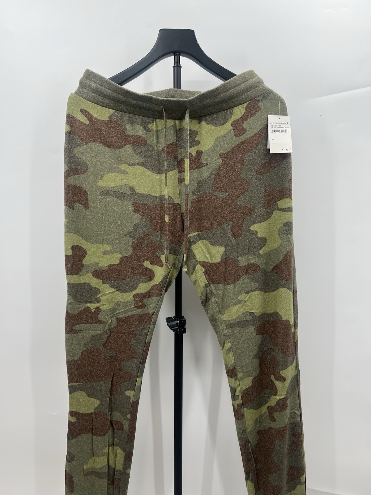 Abound NWT Camo Jogger Sweatpants Olive Sarma Camo Green Brown Size M