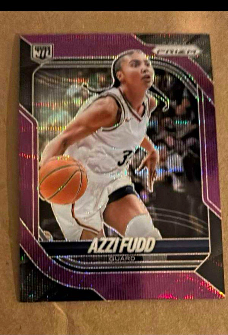 Panini Prizm 2025-26 Azzi Fudd #122 Purple Wave Prizm