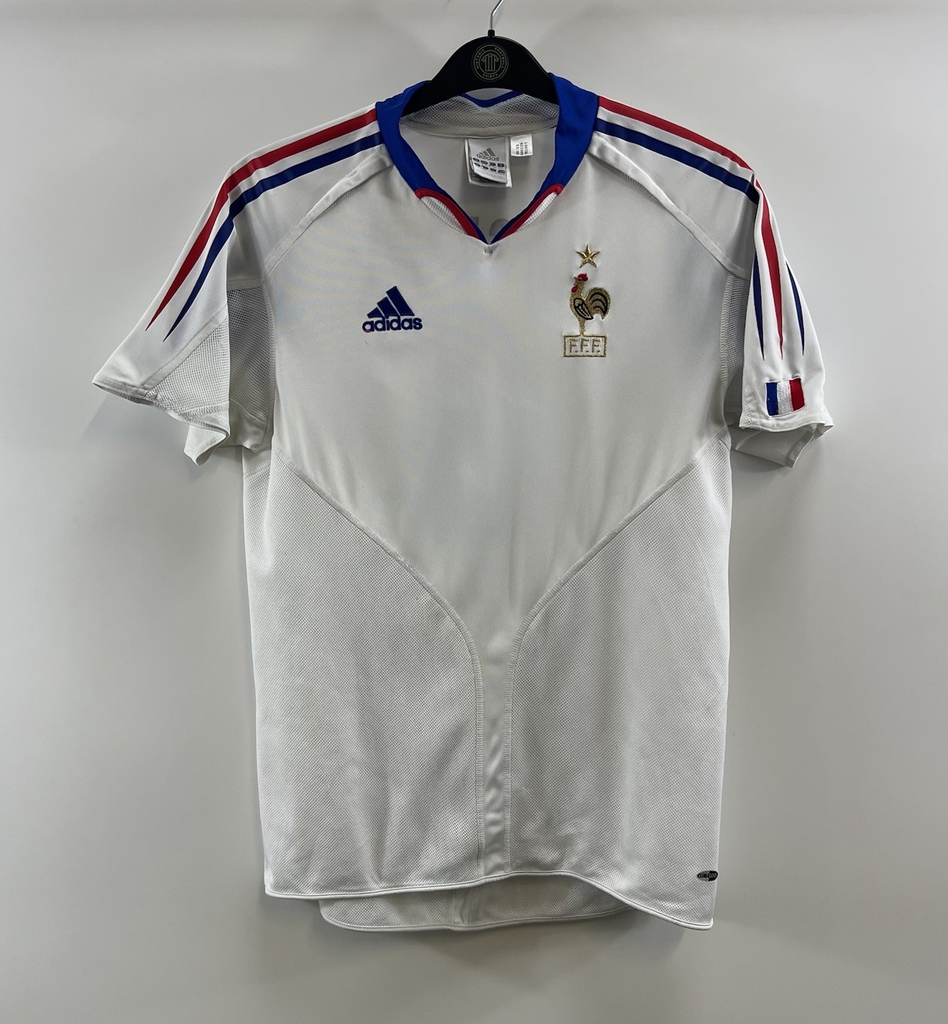 France Away Football Shirt 2004/06 Adults Small Adidas H267 France Away Football Shirt 2004/06 Adults Small Adidas H267