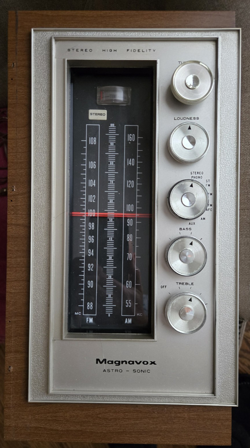 Vintage 1966 Magnavox Astro-Sonic AM-FM Stereo Tuner Amplifier Chassis R21404 AA