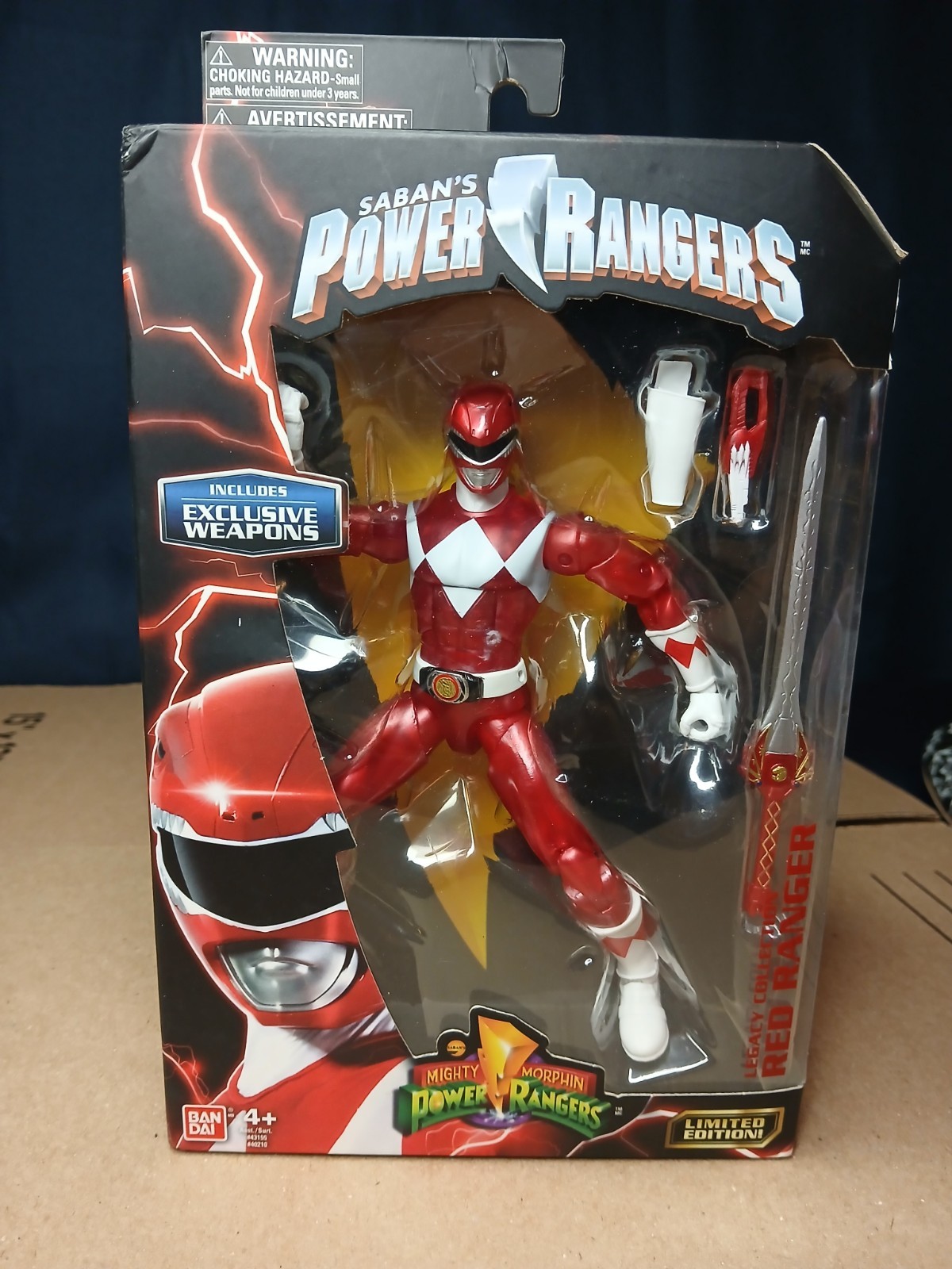Mighty Morphin Power Rangers Legacy Limited Edition Red Ranger Sealed Mighty Morphin Power Rangers Legacy Limited Edition Red Ranger Sealed