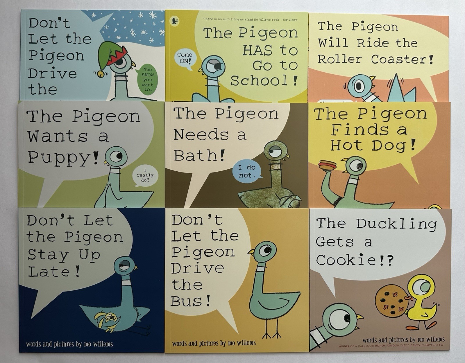 Mo Willems Don\'t Let Pigeon Children\'s Book Lot 9