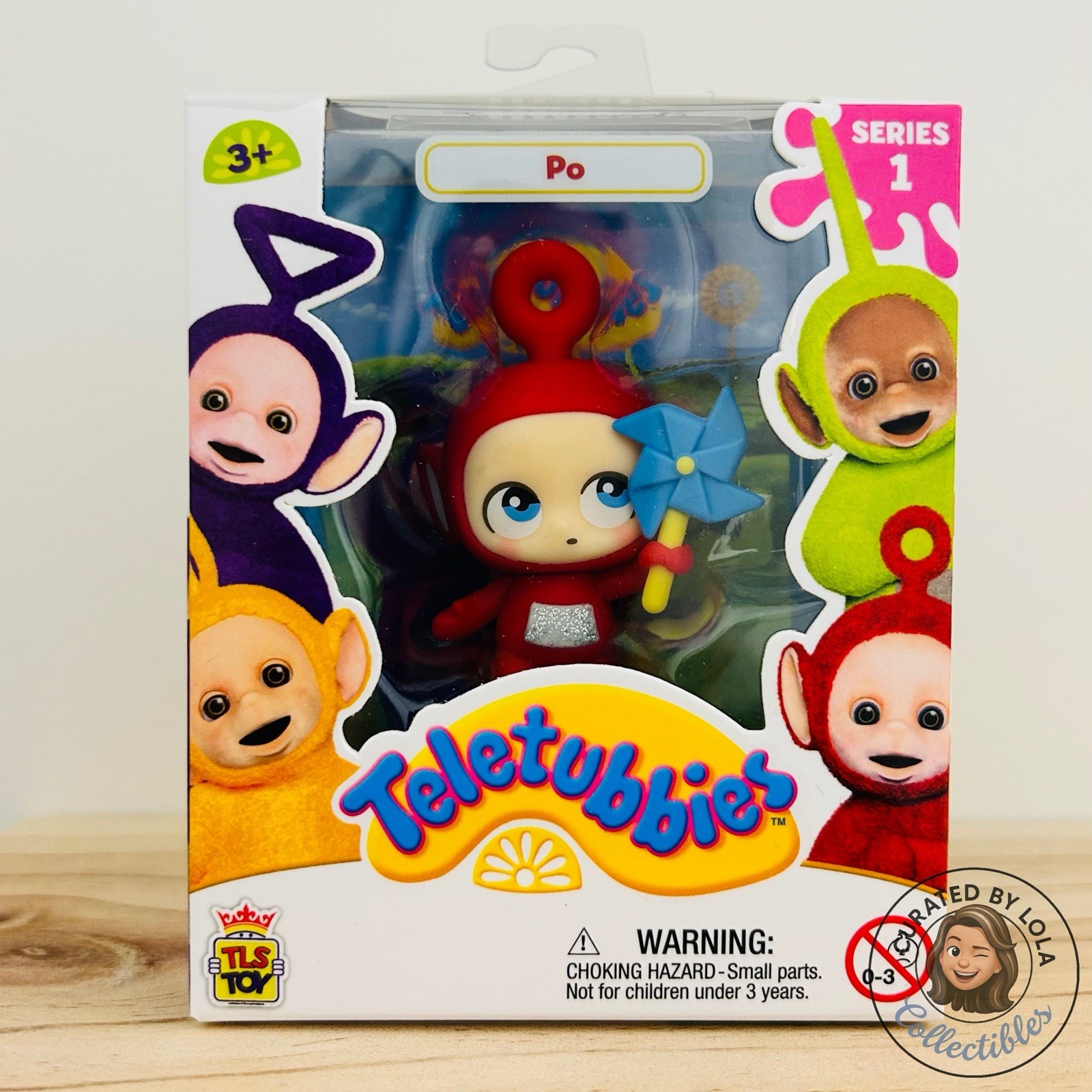 Teletubbies Po CheeBee Cuties Series 1 GITD Chase TLS Toy NIB Rare Vinyl