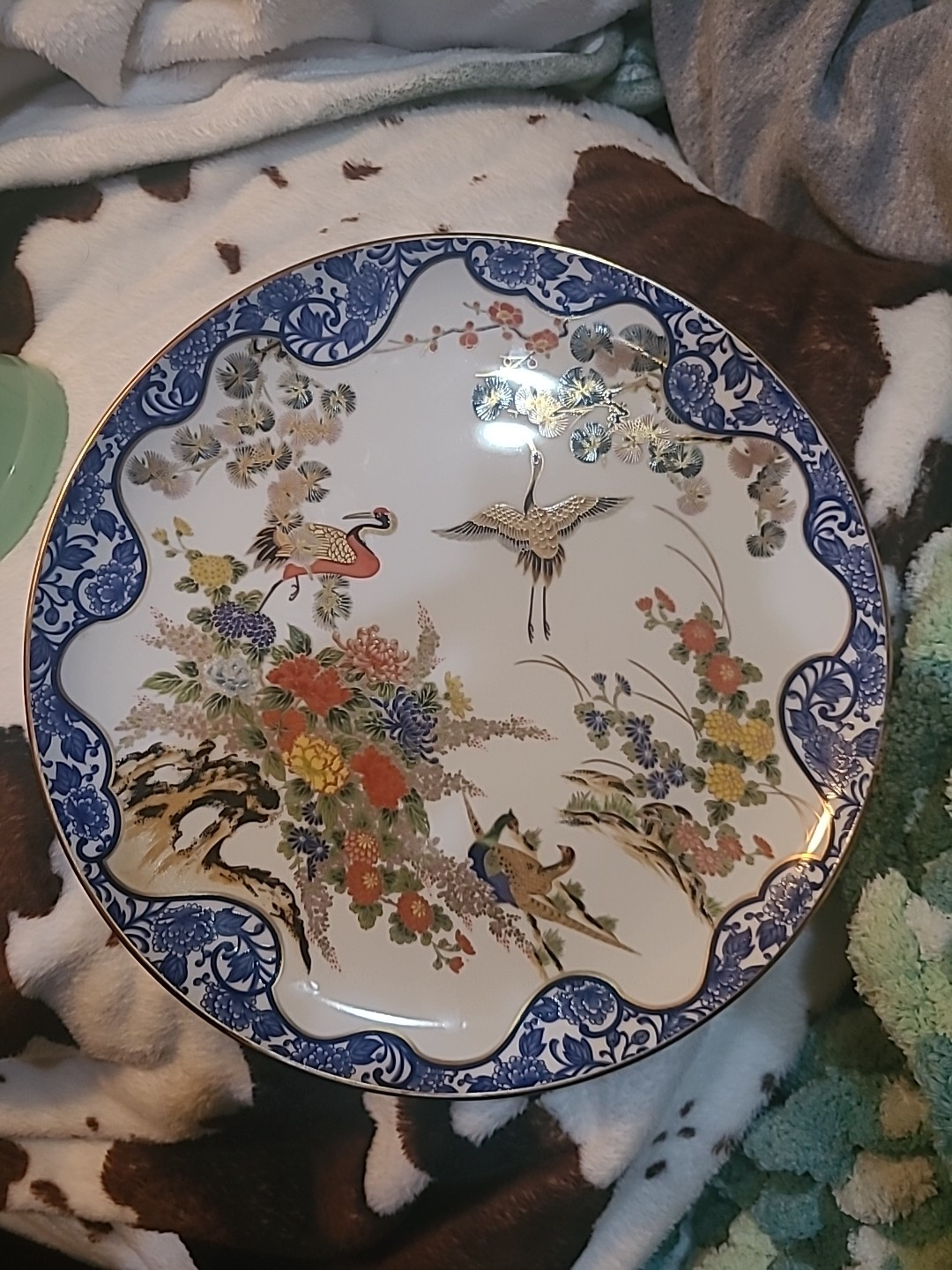 Vintage 1970s Japanese Shibata Toki Plate - Beautiful Platter - Excellent Piece Vintage 1970s Japanese Shibata Toki Plate - Beautiful Platter - Excellent Piece