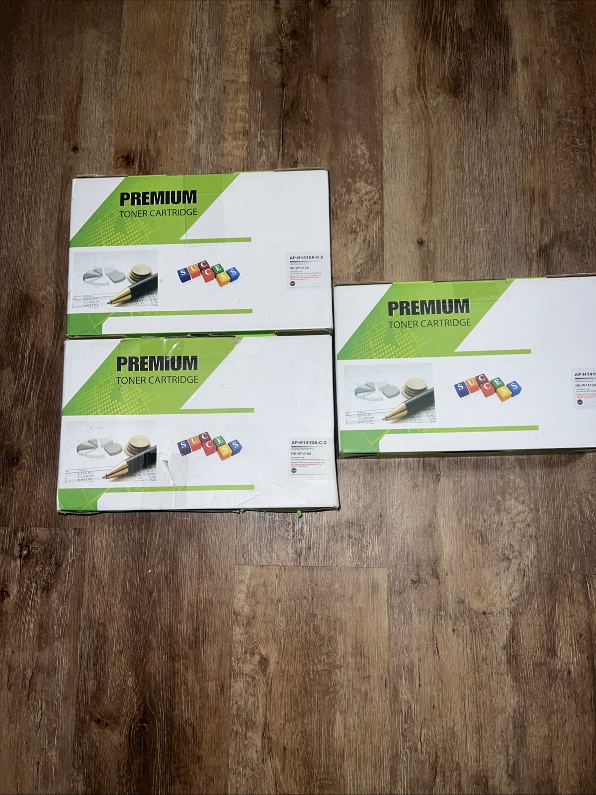 3 New Premium Toner cartridge HE-W1410A. AP-H1410A-C-2