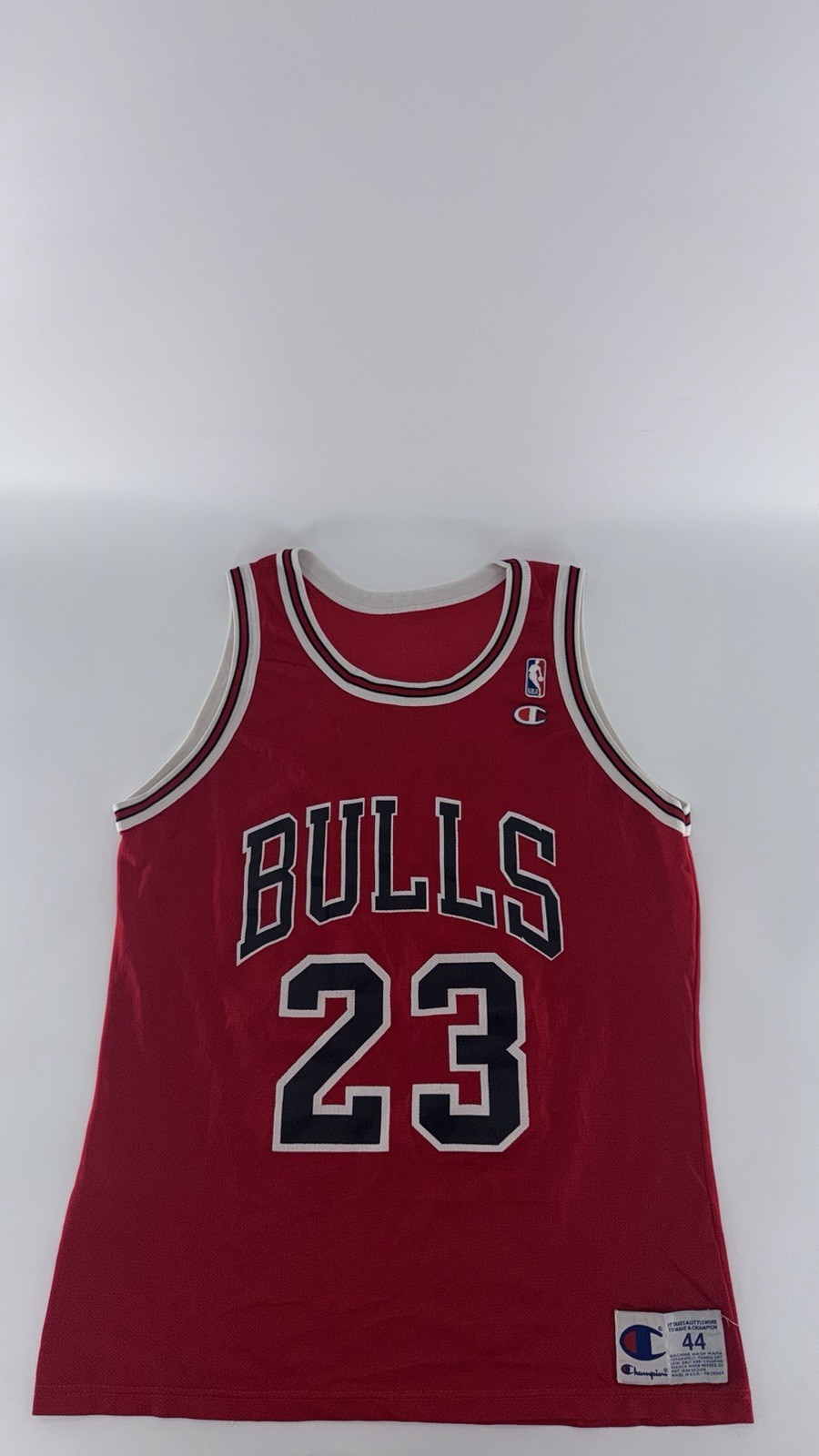 Vintage Champion Michael Jordan #23 Chicago Bulls NBA Jersey Size 44