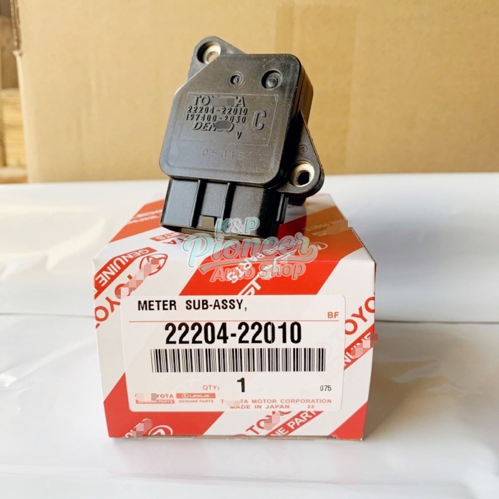 1X OEM DENSO OEM 22204-22010 Mass Air Flow Meter MAF Sensor For Lexus Scion NEW