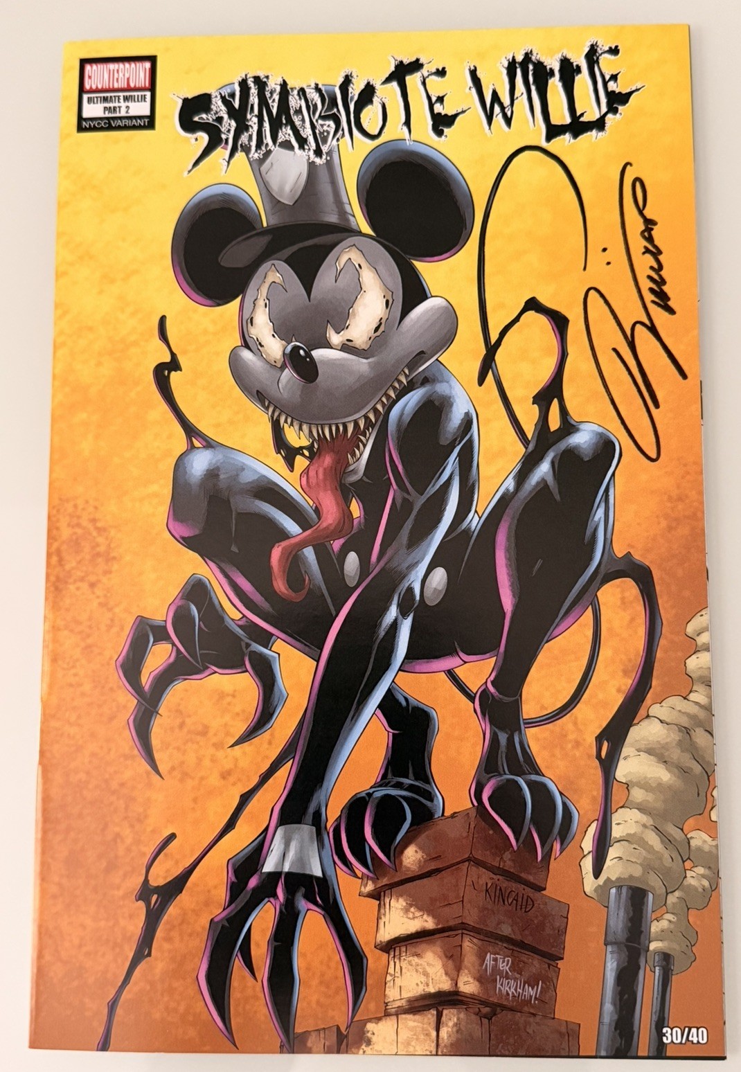Symbiote Willie - Ultimate Willie Part 2 - Virgin - NYCC exclusive #30 of 40 Symbiote Willie - Ultimate Willie Part 2 - Virgin - NYCC exclusive #30 of 40