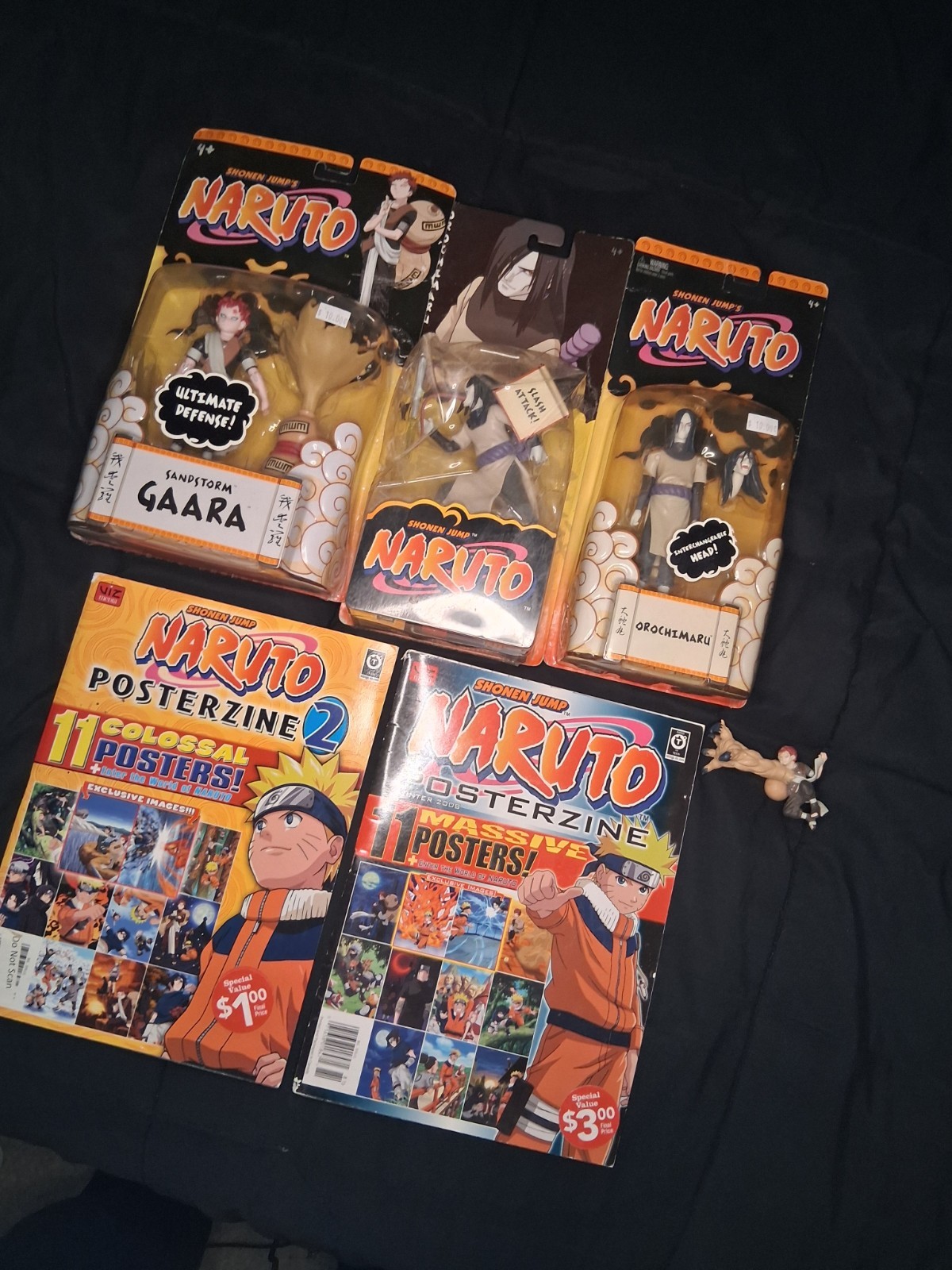 Naruto MATTEL Figures OROCHIMARU GAARA Naruto MATTEL Figures OROCHIMARU GAARA