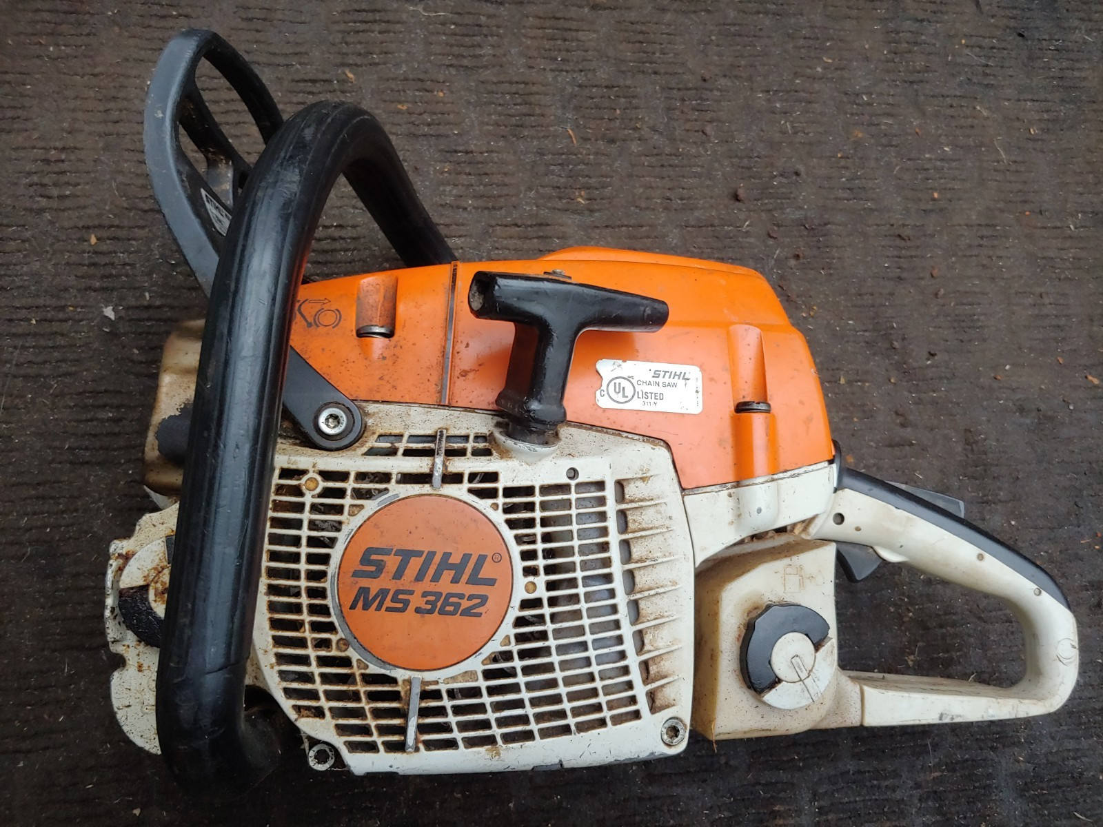 STIHL MS362 CHAINSAW POWERHEAD FOR PARTS OR REPAIR STIHL MS362 CHAINSAW POWERHEAD FOR PARTS OR REPAIR