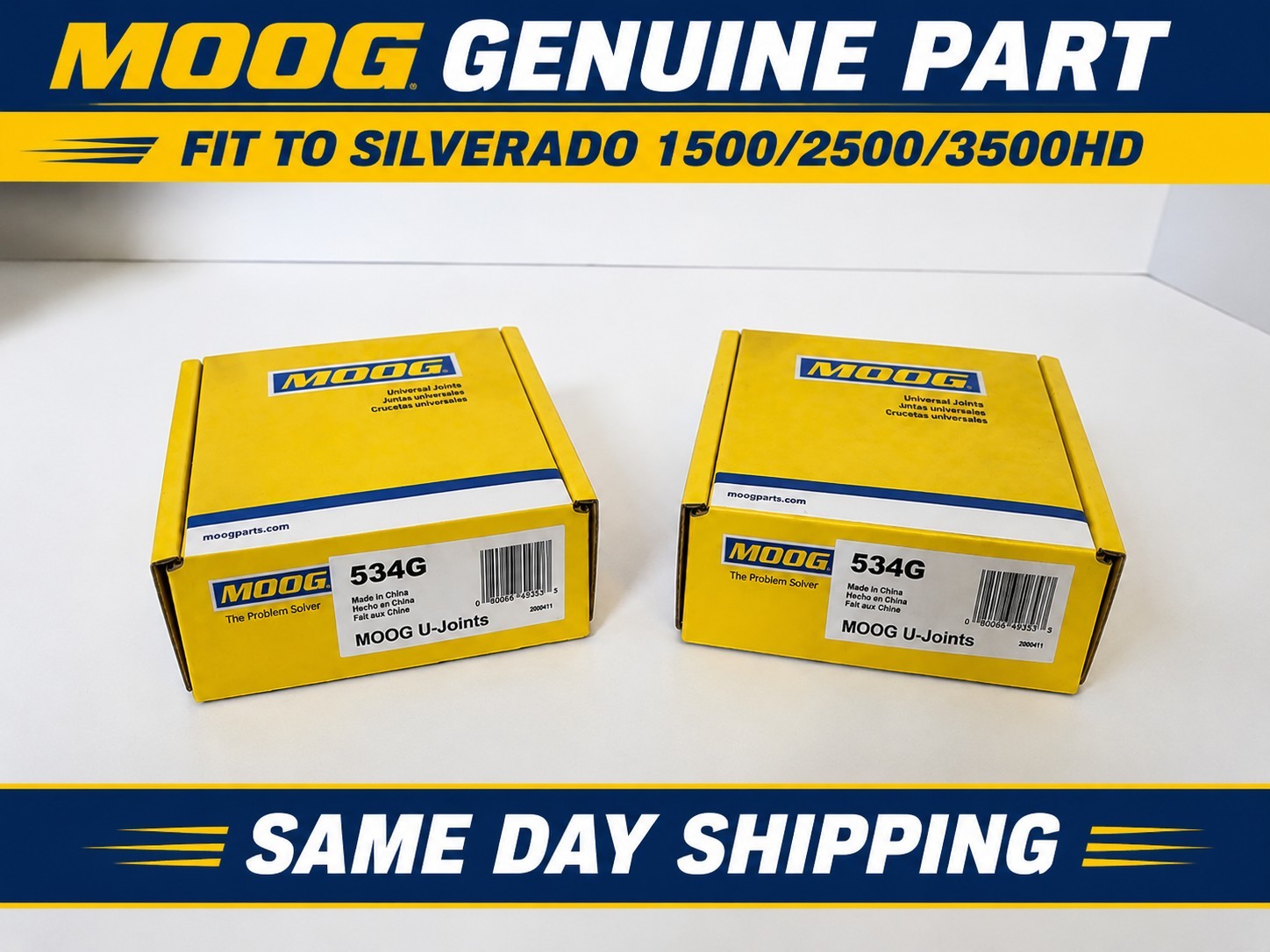 Moog 534G Driveshaft Universal Join (Frt/Rear) Greaseable Silverado 1500/2500HD